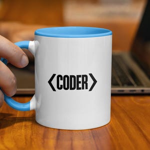 Coder Mug, Programmer Gift, Coder Coffee Cup, Developer Gift, Funny Coding Mug, Software Engineer Mug, Geek Gifts, Nerdy Office Decor