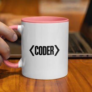 Coder coffee mug, Programmer gift mug, Geeky mug for coders, Unique coder mug, Fun office mug for tech enthusiasts