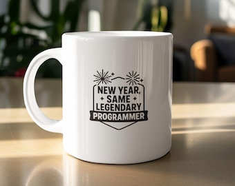 Grappige programmeurmok, nieuwjaarscadeau voor programmeur