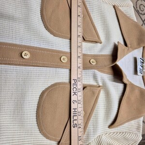 Authentic 60s Leisure Suit Skirt Set, Caramel Cream, ACT III Jonathan Logan Woman's Small image 17