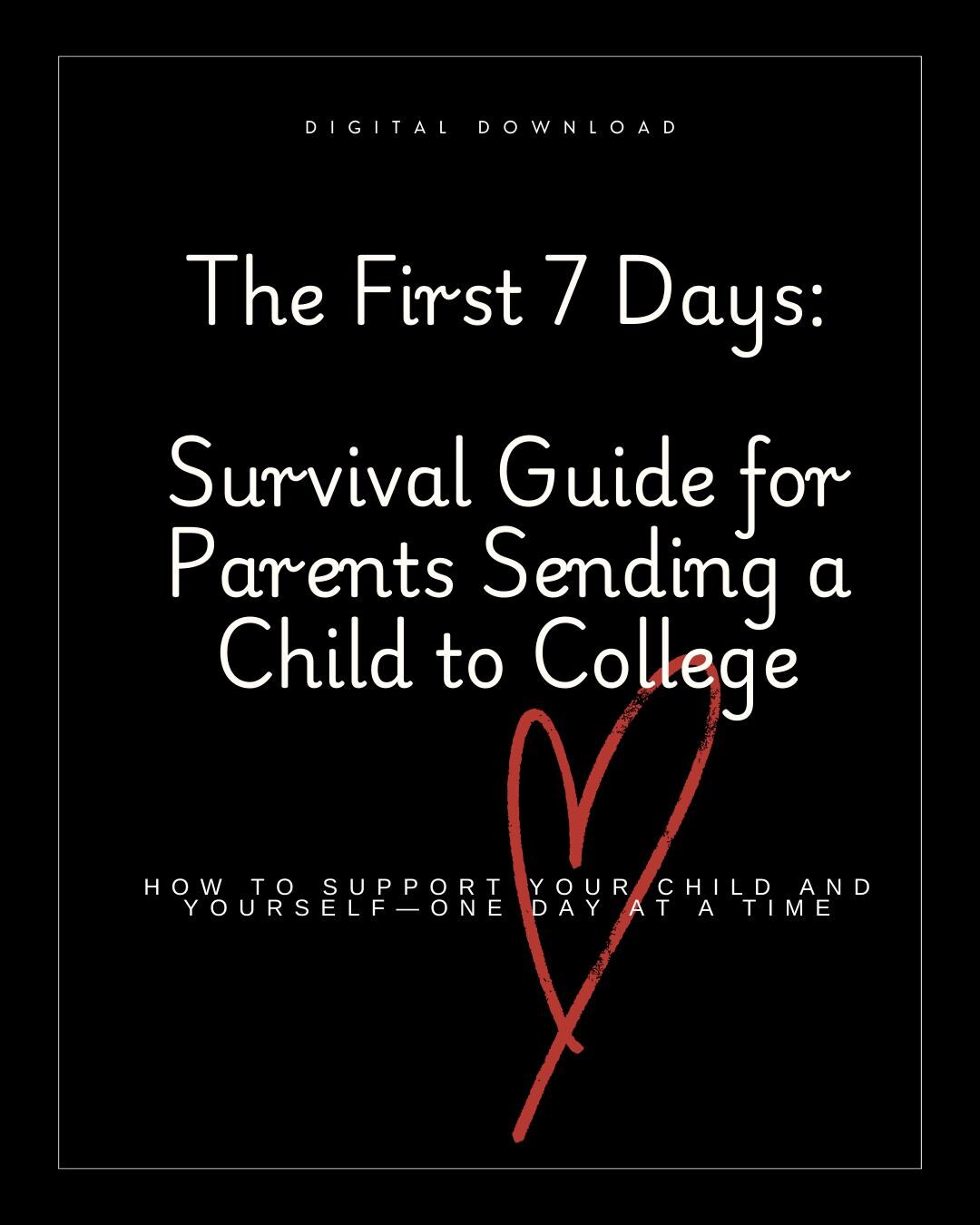 Survival Guide: for Parents Sending a Child to College - Etsy