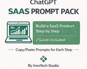 AI SaaS Builder Workbook | No-Code App Guide | PDF Download