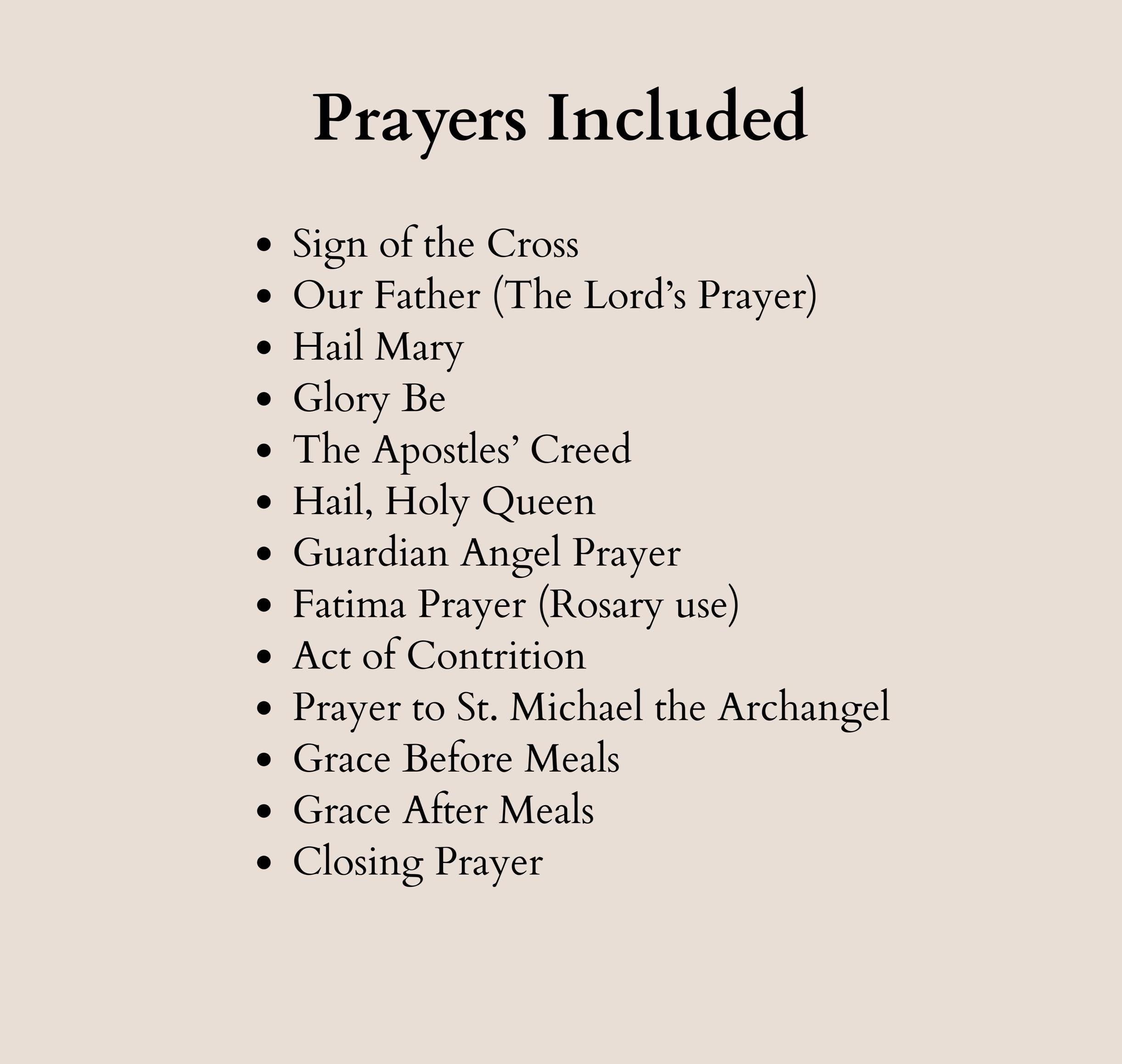 Catholic Prayer Cards Printable Set, 13 Core Prayers PDF, Printable ...