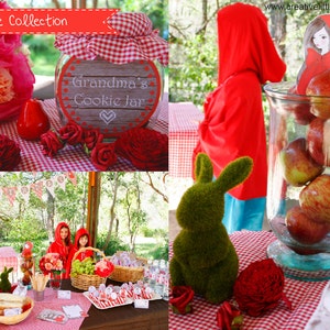 Little Red Riding Hood Party DIY Printable Kit INSTANT DOWNLOAD - Etsy