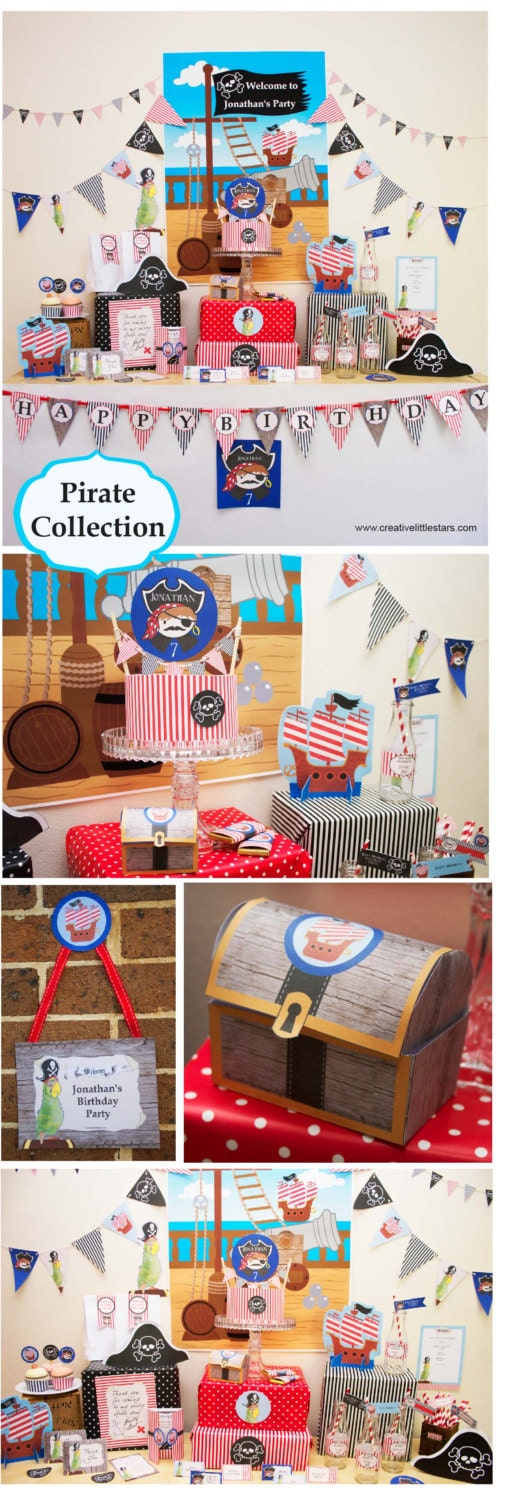 Pirate Party Printable Mega Set - Etsy