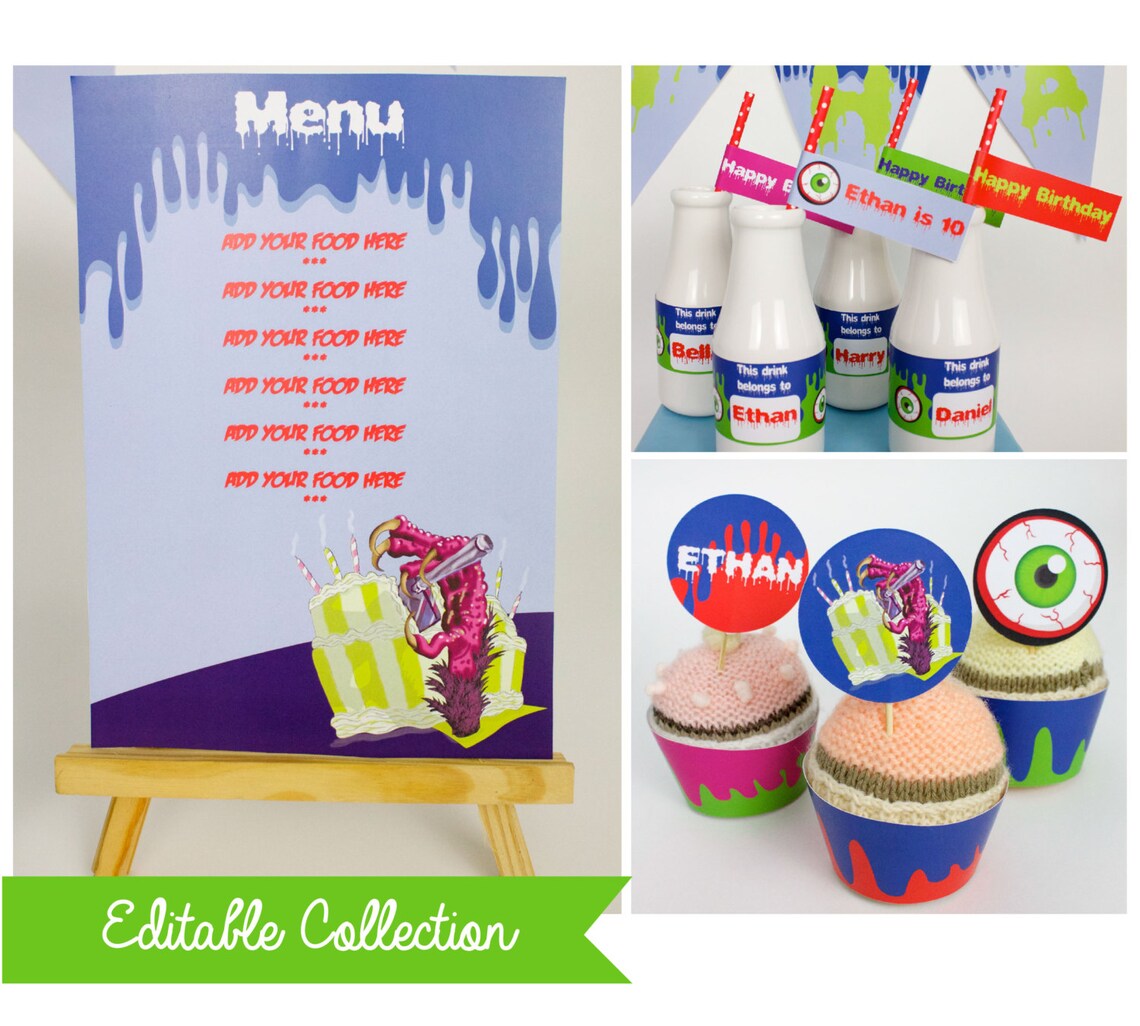 Goosebumps Party DIY Printable Kit INSTANT DOWNLOAD - Etsy Australia