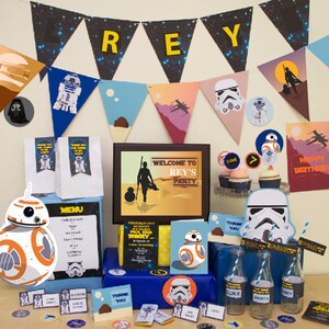 Star Wars Birthday Party DIY Printable Kit INSTANT DOWNLOAD - Etsy