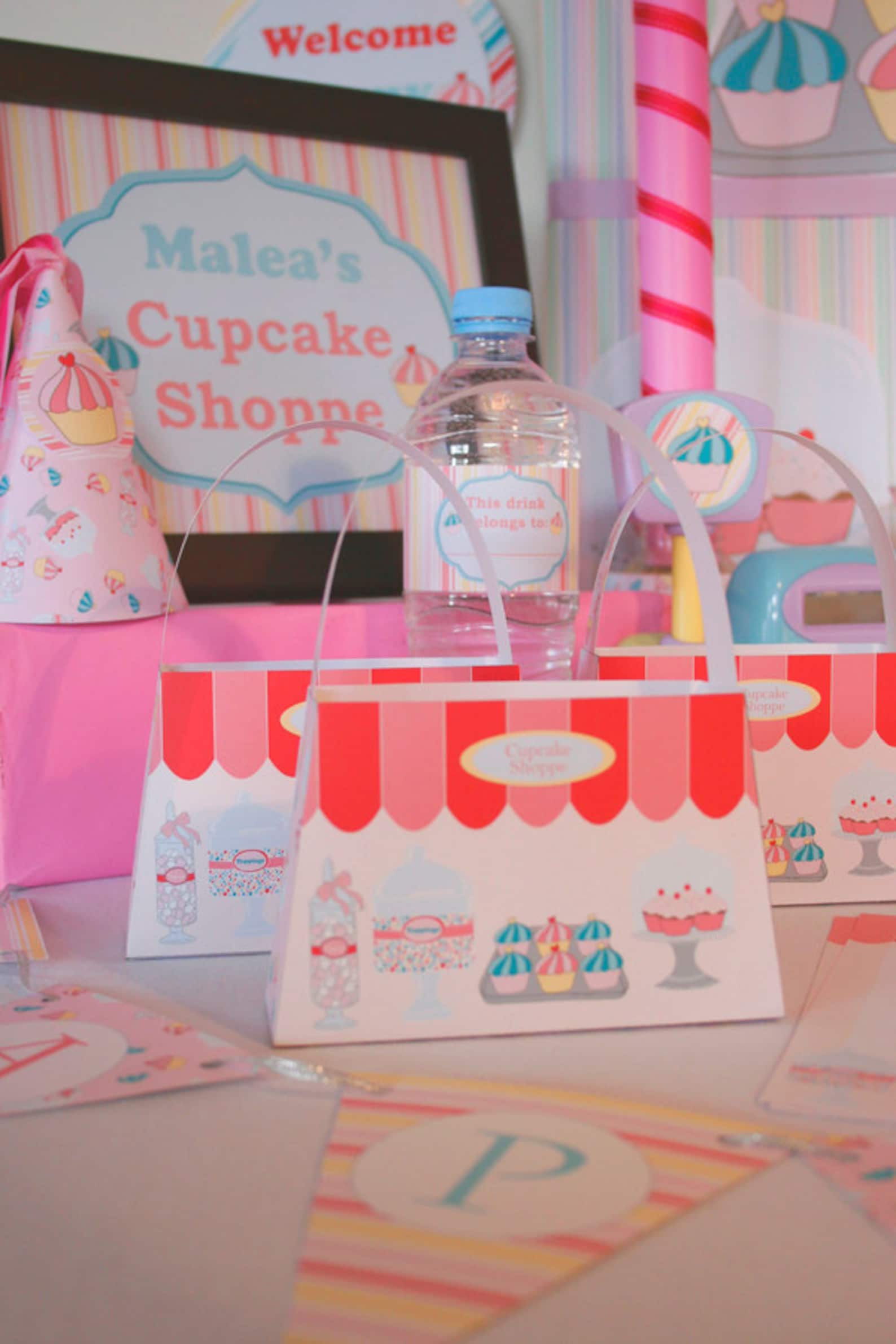 Cupcake Party DIY Printable Kit INSTANT DOWNLOAD Etsy