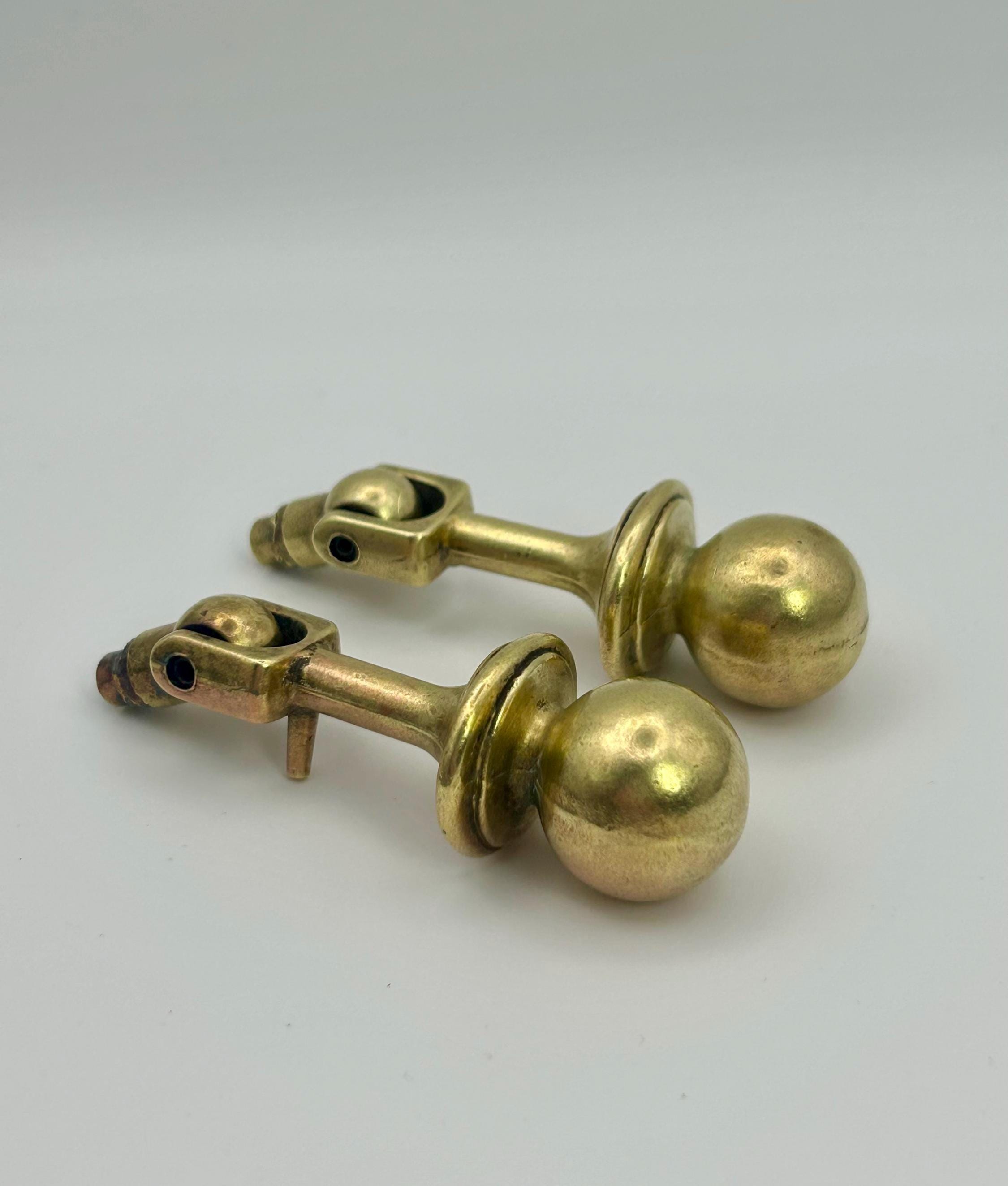 Ruote Girevoli In Ottone Massiccio Da 1 Pezzo Con Montaggio A Vite Stile Vintage Antico Ruote Universali Per Mobili Per Divani E Tavoli 84326422 - Foto 7