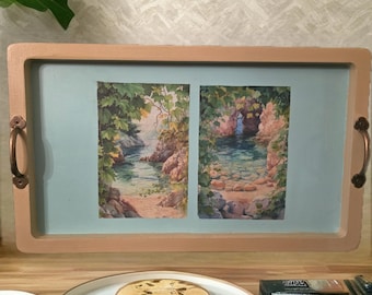 Decorative Wooden Serving Tray
