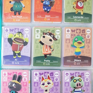Cartes Amiibo authentiques Animal Crossing New Horizon non numérisées