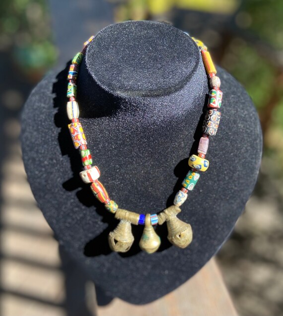 African trade bead necklace deals
