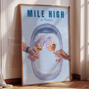 Windy City Series Digital Book Print | Mile High Aesthetic | The Right Movie, Mile High, Caught Up | Liz Tomforde | Vegas Poster