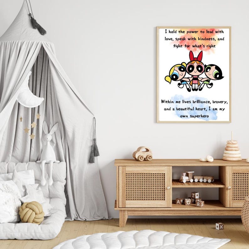 Powerpuff Girls Inspired Printable Wall Art – Girl Empowerment ...