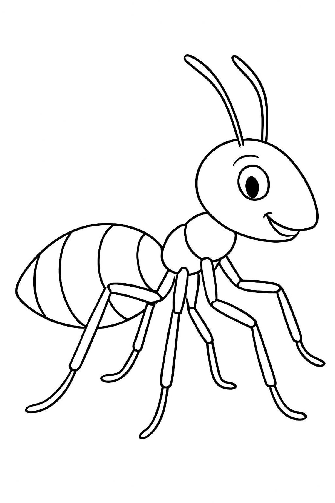 Coloring Page Ant Insect Animal Nature for Digital Download - Etsy
