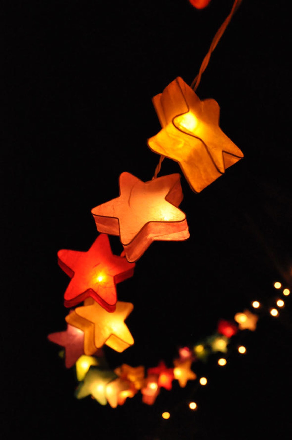 All Stars Mulberry Paper Lanterns for Wedding Party Decoration Etsy