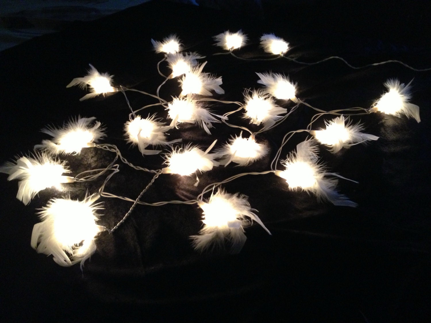 Guirlande lumineuse plumes 20 LED