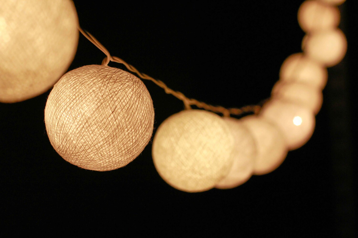 5 Handmade Loose Cotton Balls NO Lighting String DIY Night Light Fairy  Nursery Baby Shower Pastel Garland Girl Boy Bedroom Dorm Decor Gift 