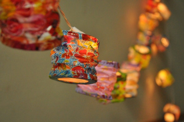 Japanese Style Paper Lanterns for Wedding Party Decoration Fairy