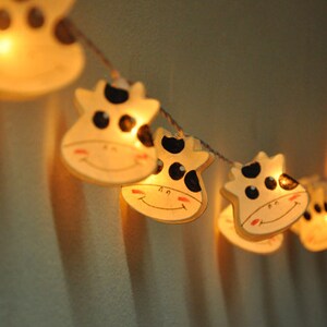 Cutie White Cow mulberry paper  Lanterns for Kid party decoration, Kids party, Christmas decor