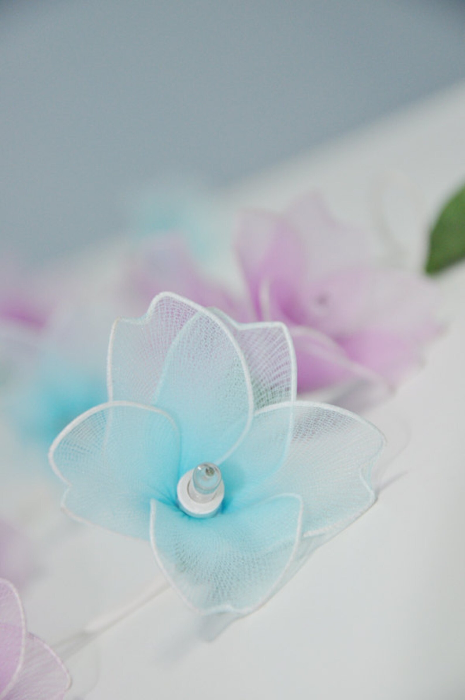 Pink & Blue Flower String Lights for Patioweddingparty and Etsy