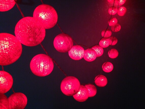 Red online party lights