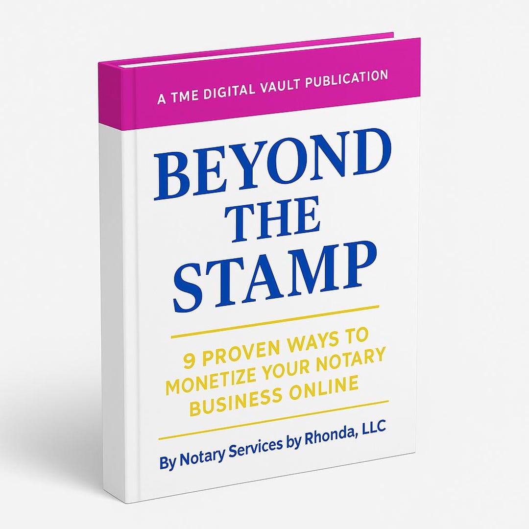 Beyond the Stamp: 9 Proven Ways to Monetize Your Notary Business Online ...