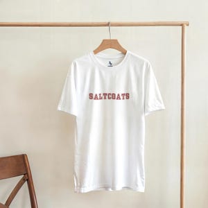 Saltcoats Schottisches T-Shirt - Scottish Pride - Varsity Style T-Shirt - College Style T-Shirt - Schweres Baumwoll T-Shirt