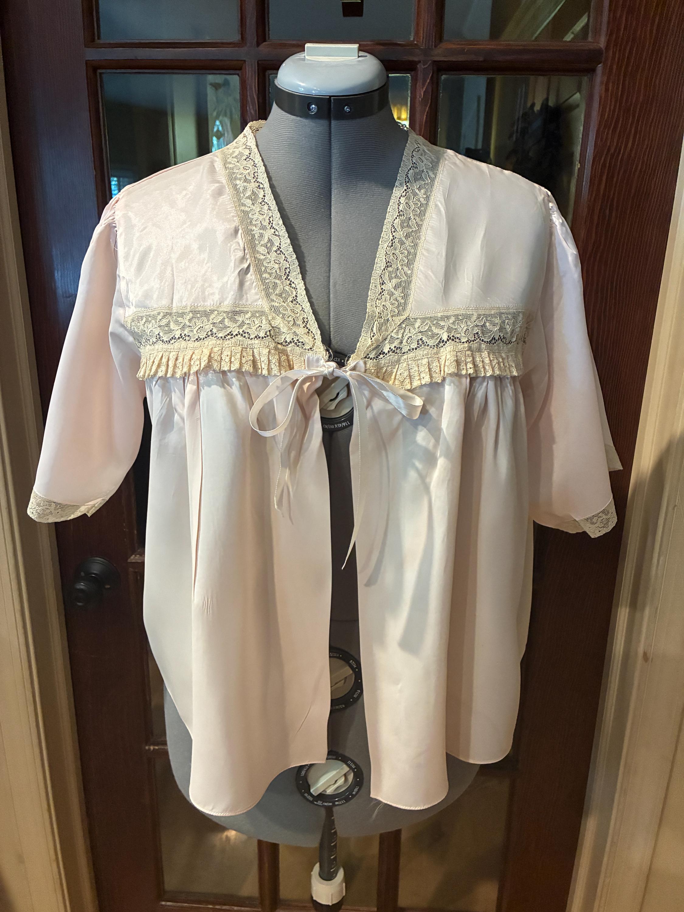 Silk Bed Jacket - Etsy