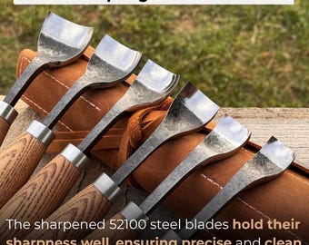 Zestaw dłut rzeźbiarskich 6-częściowy – ręcznie robiony