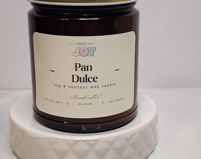 Featured listing image: Hispanic Collection | Soy Coconut Wax | Amber Candles 7 oz