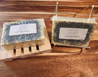Lemon Lavender Poppy Seed - Soap