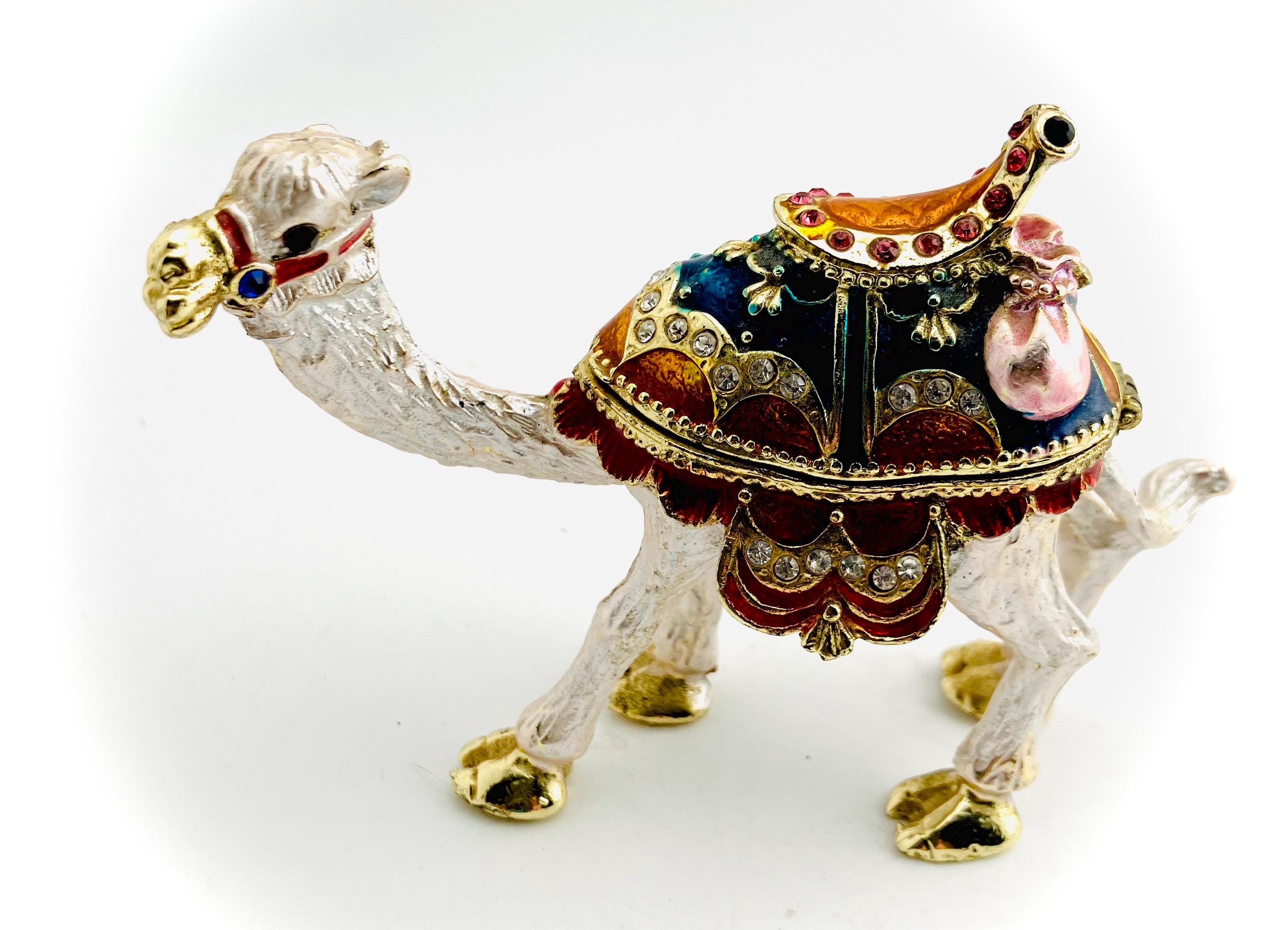 BOITE A BIJOUX ancienne fin XIXe theme de la chasse sanglier chien patine bronze EUR 119,00