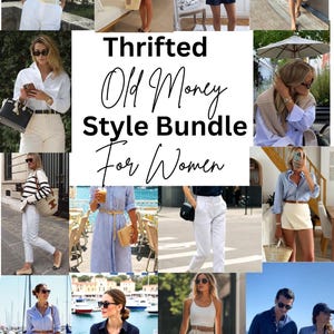 Old Money Style Mystery Box, Curated Vintage and Thrifted Clothing Bundles, Quiet Luxury and Timeless Preppy Wardrobe