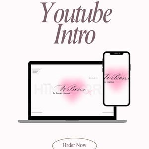 Cute YouTube Intro – Pink & Magical Aesthetic for Girly Channels