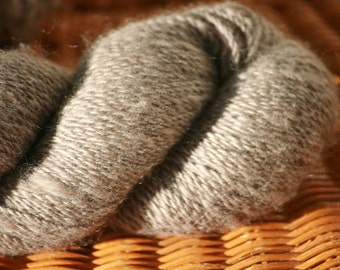 Pygora Yarn - Light carmel, sport weight