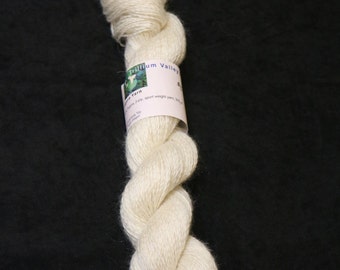 Pure white Pygora sport wieght yarn