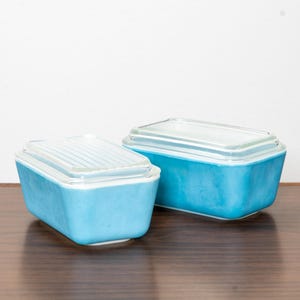 保存容器・ケース (138) Old Pyrex Refrigerator Dish 3Set 保存容器