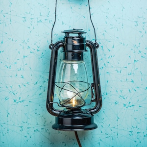 Vintage Hanging Nautical Maritime Railroad Mining Lamp | Industrial Lighting