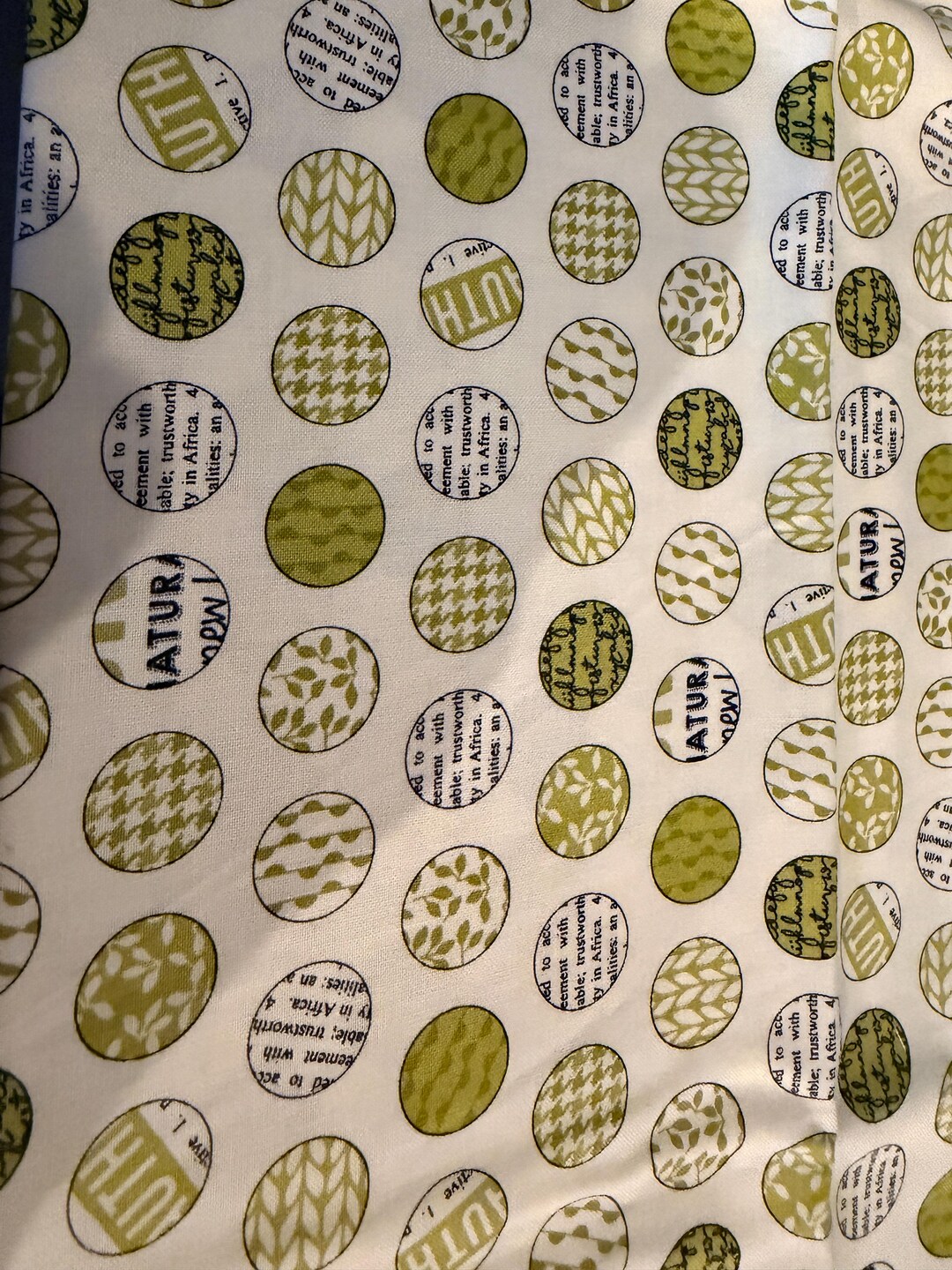 1 Yard Moda Coordinated Fabric - Authentic Etc by Sweetwater for Moda ...