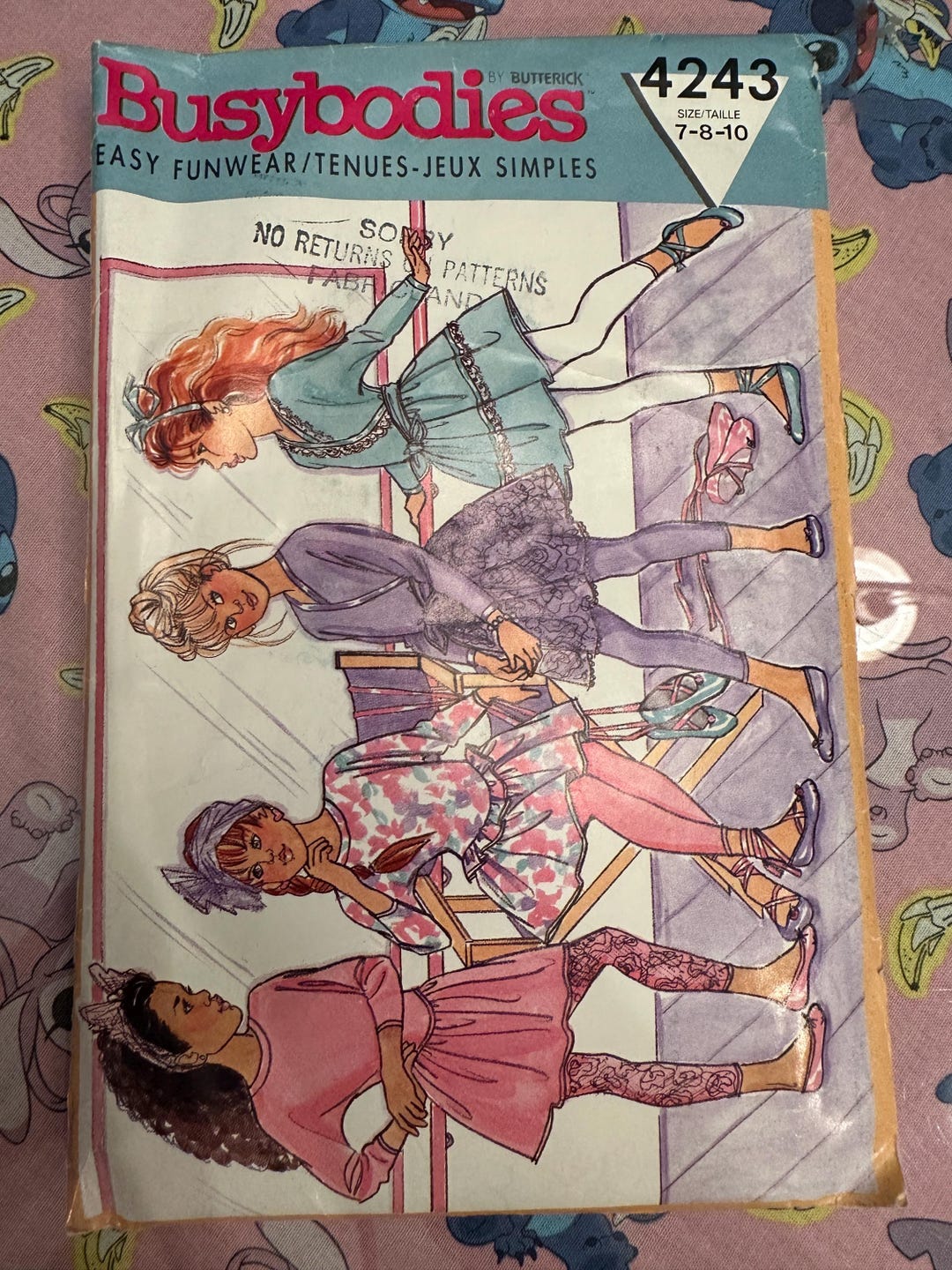 Simplicity 4243 Vintage Girls Sewing Patterns – Simplicity 7342, Busybodies 4243 (size ...