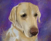 Custom Digital Pet Portrait – Printable Pet Art for Pet Lovers | Memorial Pet Portrait | Pet Loss Gift | Digital Download File 8.5x8.5