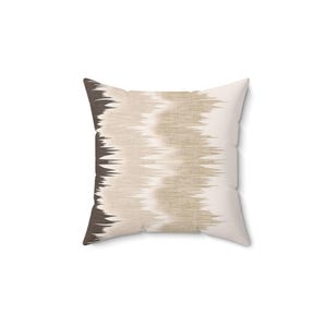 Boho Chic Square Pillow, Cozy Home Decor, Modern Throw Pillow, Accent Cushion, Gift for Her, Living Room Accent