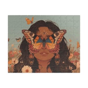 Artistic Butterfly Puzzle - 1014-Piece Colorful Nature Scene, Ideal Gift for Nature Lovers, Jigsaw Fun for All Ages