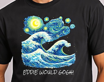 Surf T-Shirt | Men's Surfer Tee, Hawaiian Legend Big Wave Champion, Art