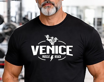California Classic Weightlifting Tee | Muscle Beach Venice, Bodybuilding