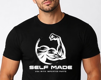Workout Tee | Men's Gym Weightlifting, Bodybuilding Fitness T-shirt