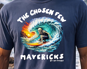 Vintage Mavericks Big Wave Tee | Competition Surf Shirt, West Coast Surfing