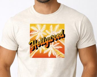 Hollywood California Vacation Tee | So-Cal Beach Vibe T-shirt, Disneyland
