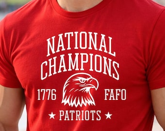 USA Pride Tee | Patriots National Champions T-shirt, 4th Of July Shirt